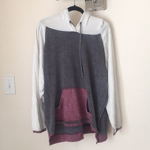Casual oversized hooded sweater